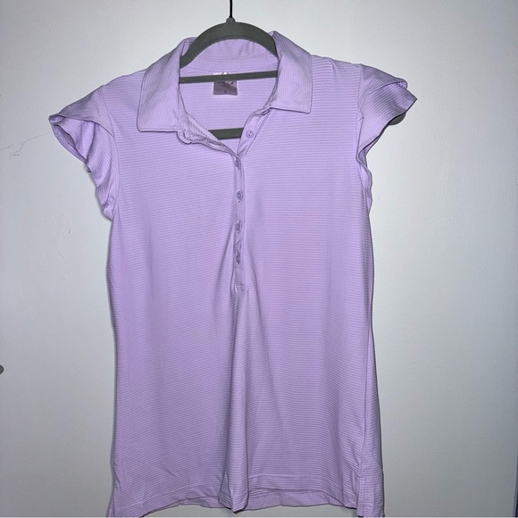 CALIA Women's Golf Flutter Sleeve Polo
Small Lilac - Picture 2 of 7